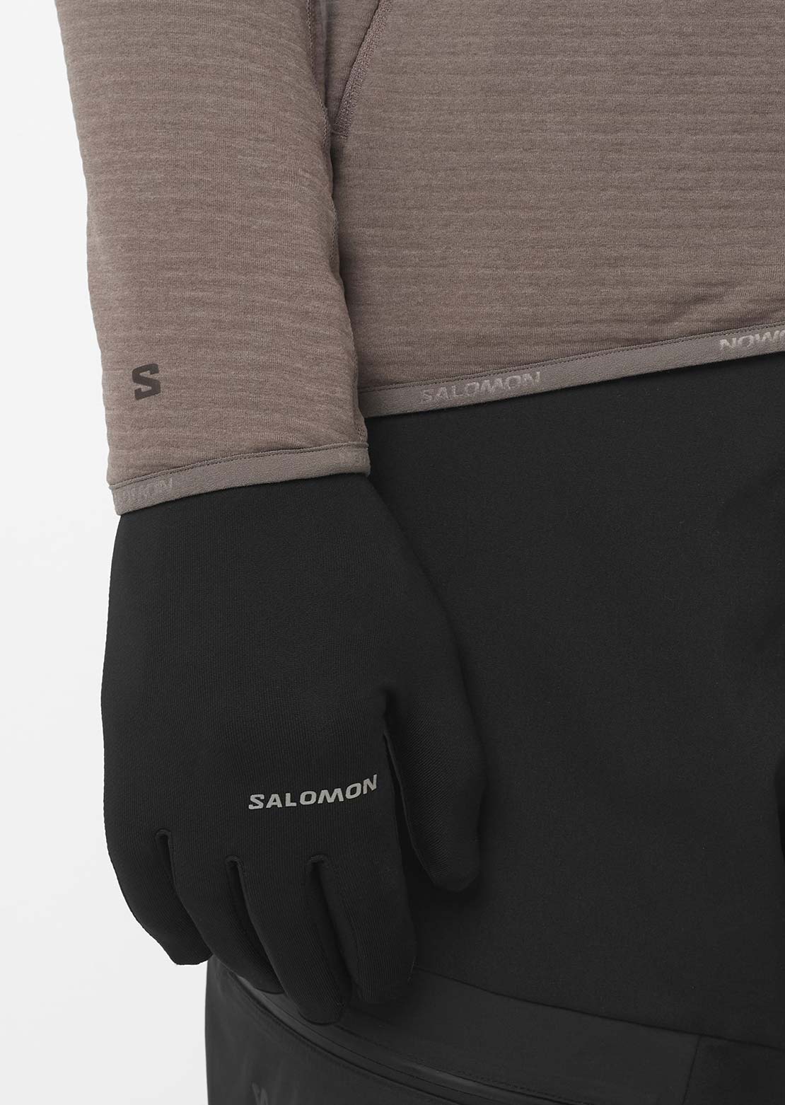 Salomon Men's Essential Lightwarm Full-Zip Jacket Iron