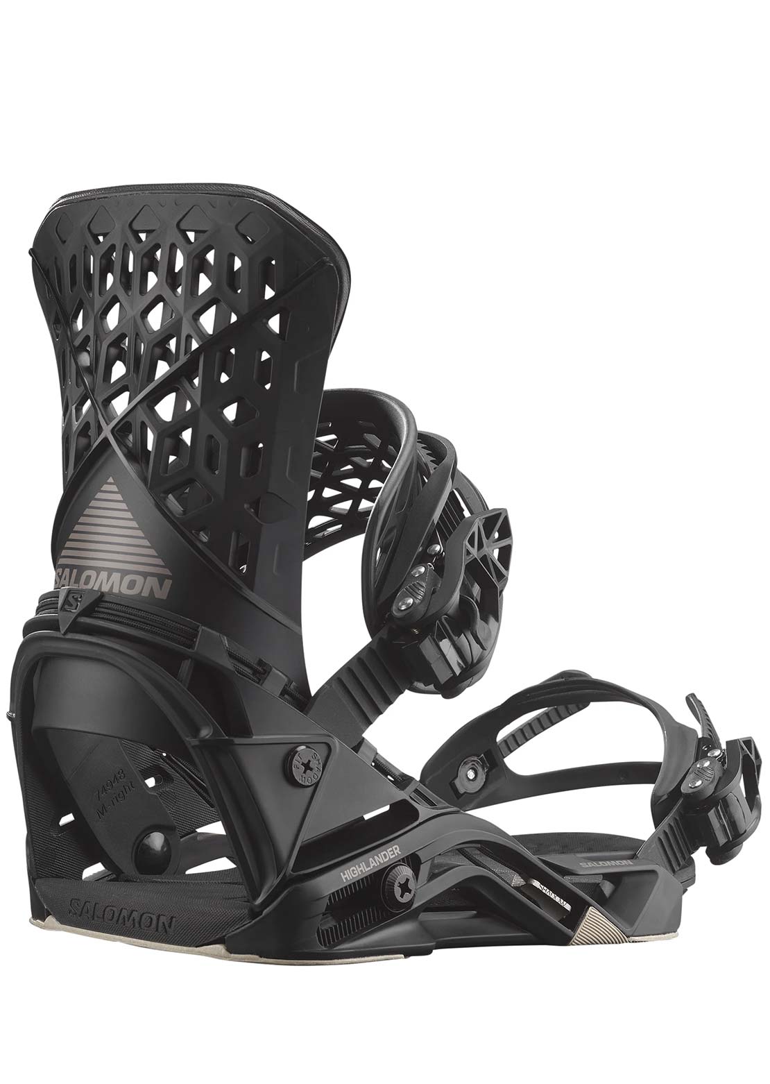 Salomon Men's Highlander Snowboard Bindings Black