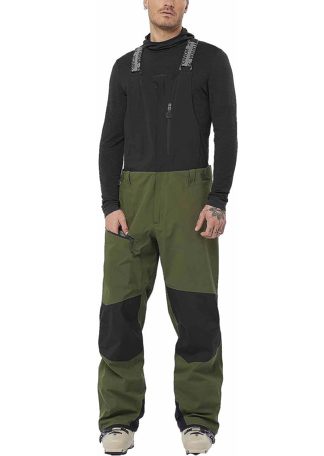 Salomon Men s Moon Patrol Gore Tex Bib Pants PRFO Sports