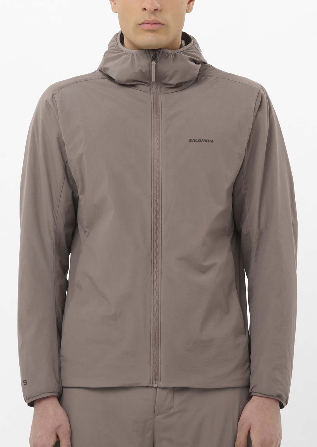 Salomon Men's Mountain Flex Hooded Jacket Iron