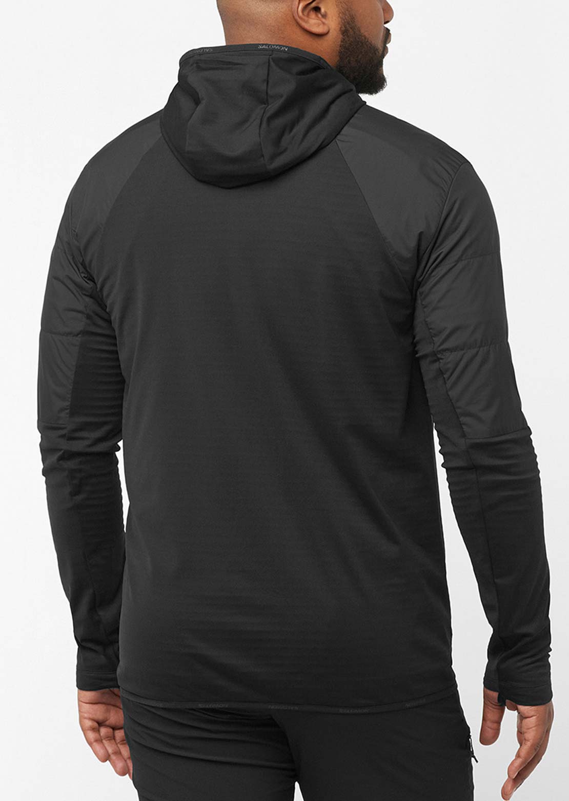 Salomon Men's Outline As Hybrid Jacket Deep Black