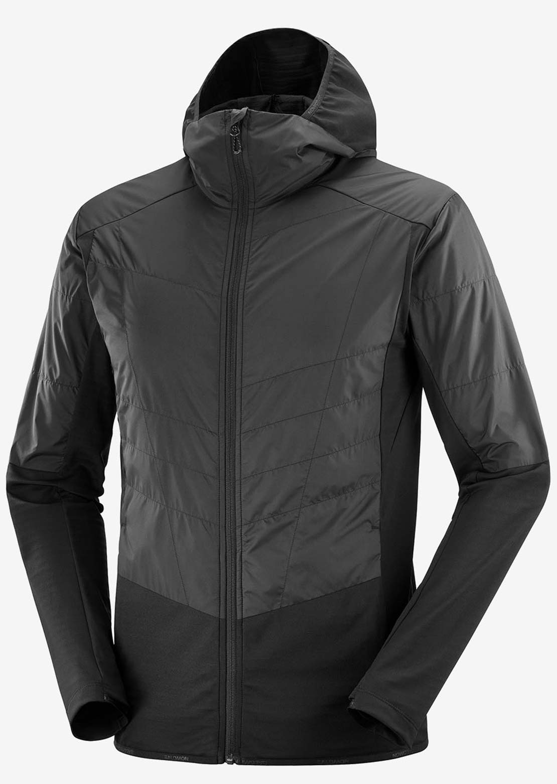 Salomon Men's Outline As Hybrid Jacket Deep Black