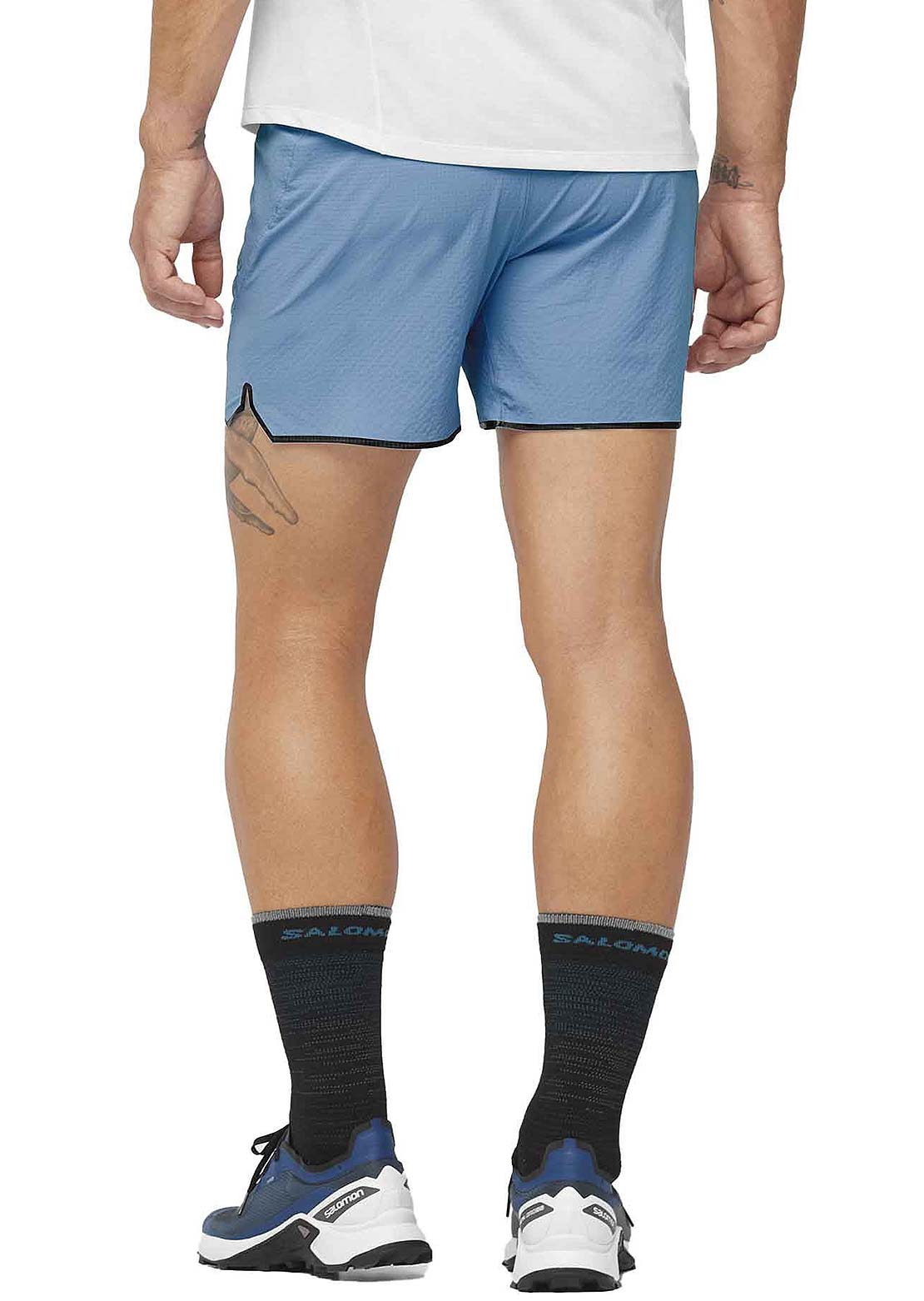 Salomon Men's Sense Aero 5" Shorts Bering Sea