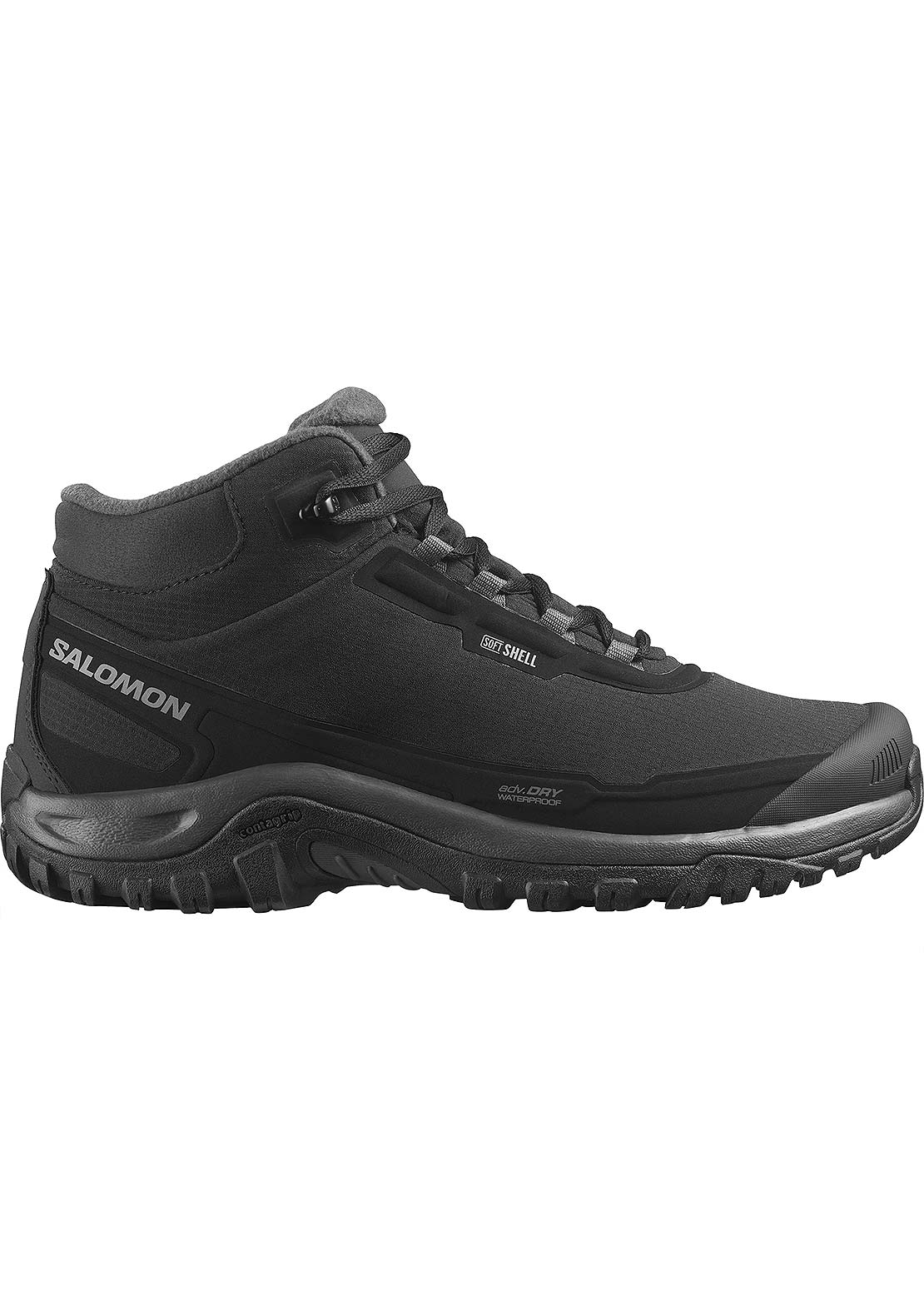 Salomon Men's Shelter Waterproof Boots Black/Asphalt/Clay Rock