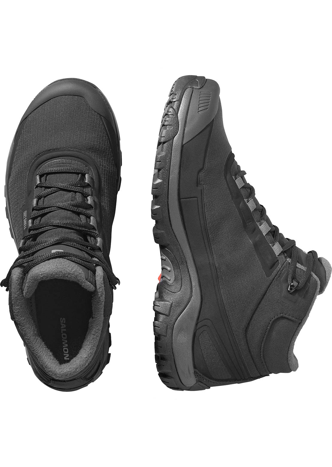 Salomon Men's Shelter Waterproof Boots Black/Asphalt/Clay Rock