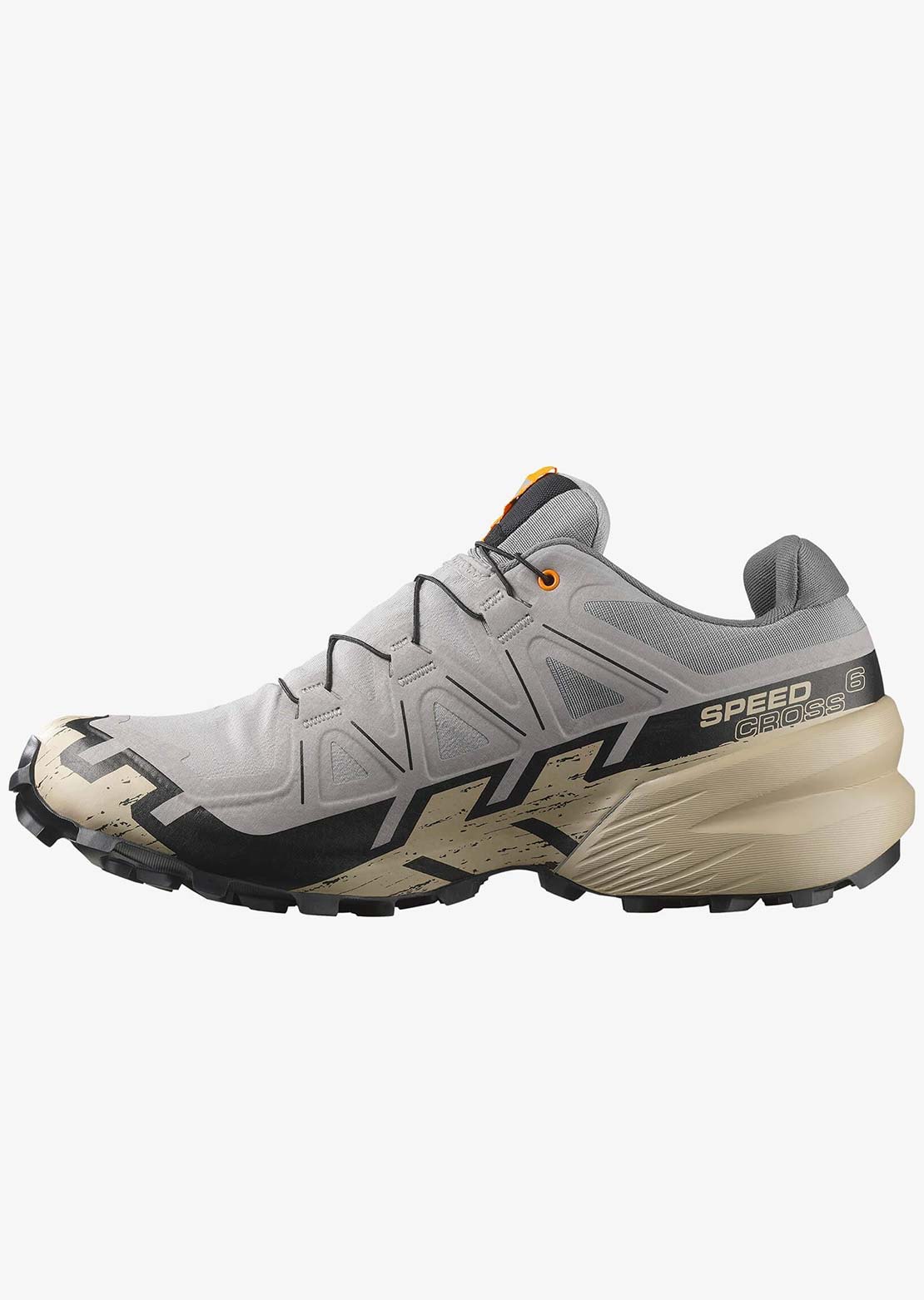 Salomon Men's Speedcross 6 GORE-TEX Shoes Gull/White Pepper/Black