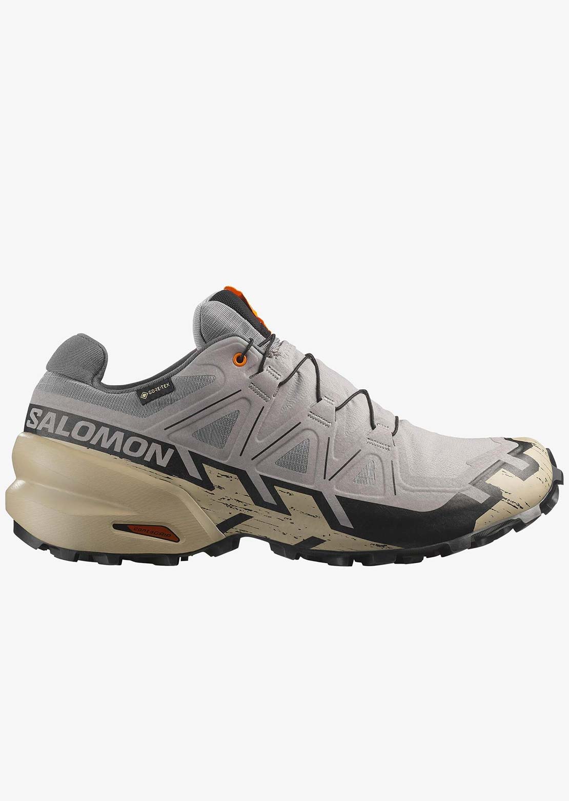 Salomon Men's Speedcross 6 GORE-TEX Shoes Gull/White Pepper/Black