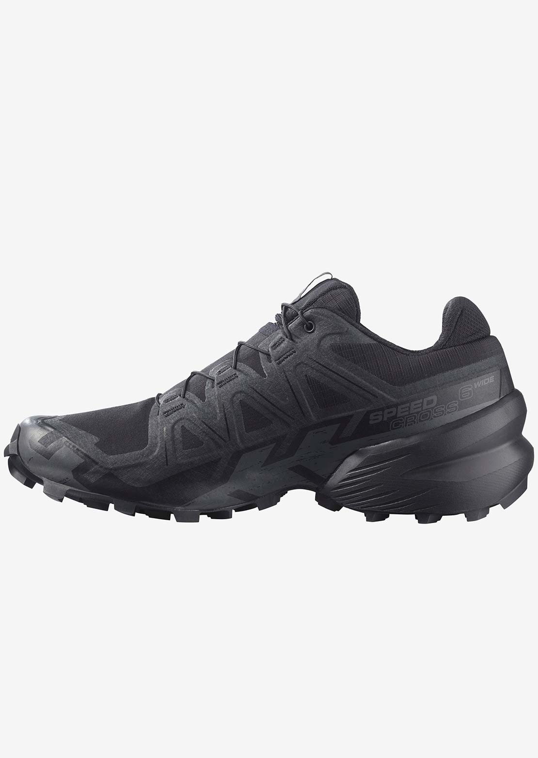 Salomon Men&#39;s Speedcross 6 Wide Shoes Black/Black/Phantom