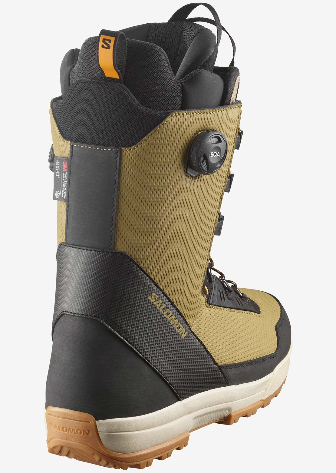 Salomon Men's Synergy PWL SJ BOA Snowboard Boots Driher/Black