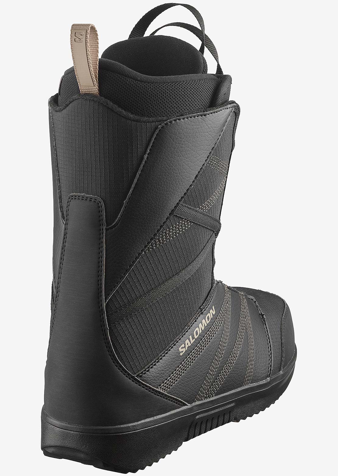 Salomon Men&#39;s Titan Boa Snowboard Boots Black/Black/Roasted Cashew