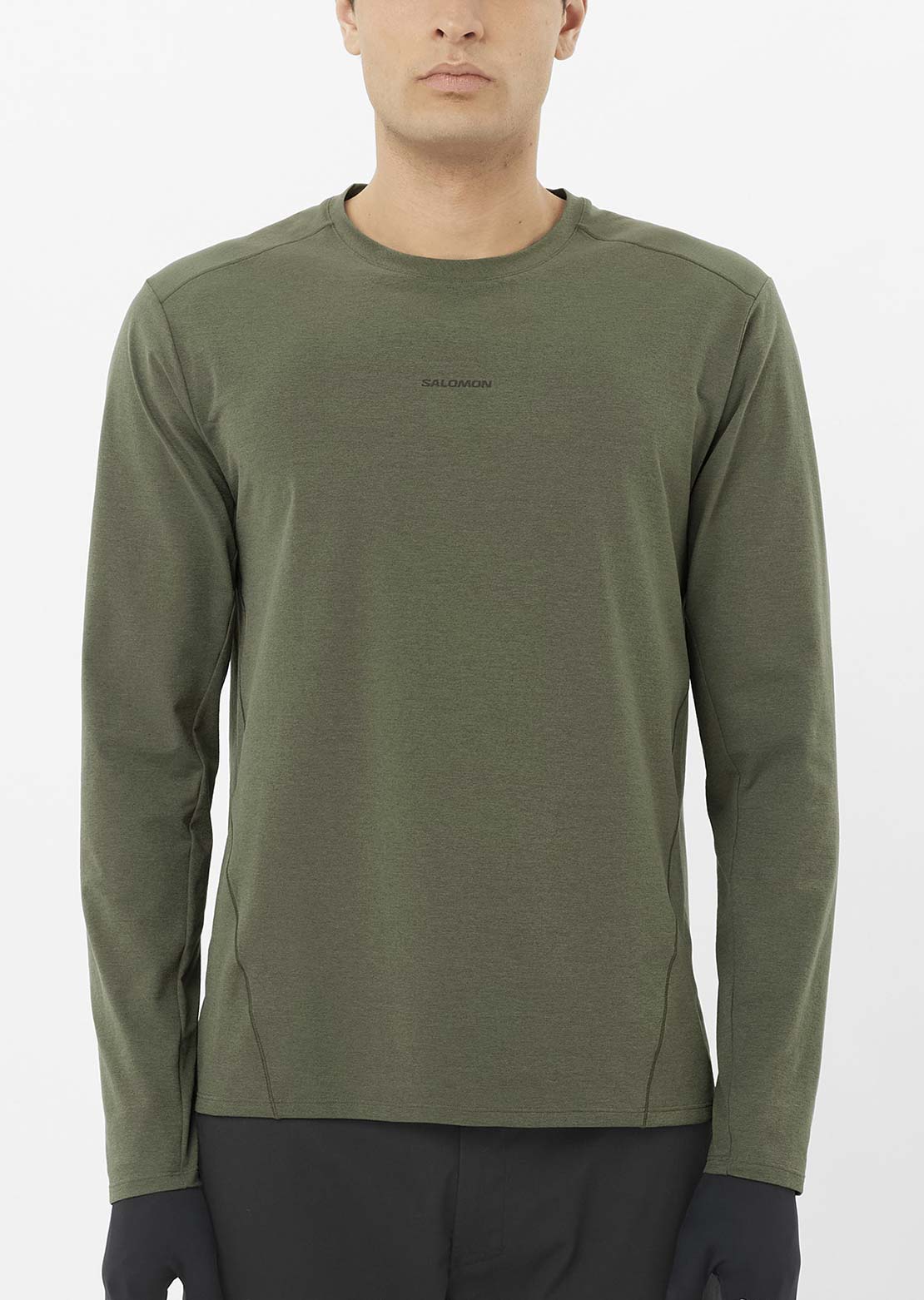 Salomon Men's Trackline Long Sleeve Grape Leaf