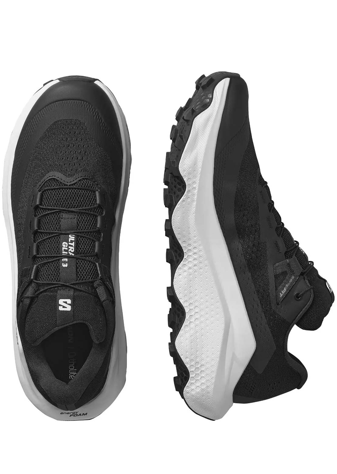 Salomon Men&#39;s Ultra Glide 3 Shoes Black/White/Black