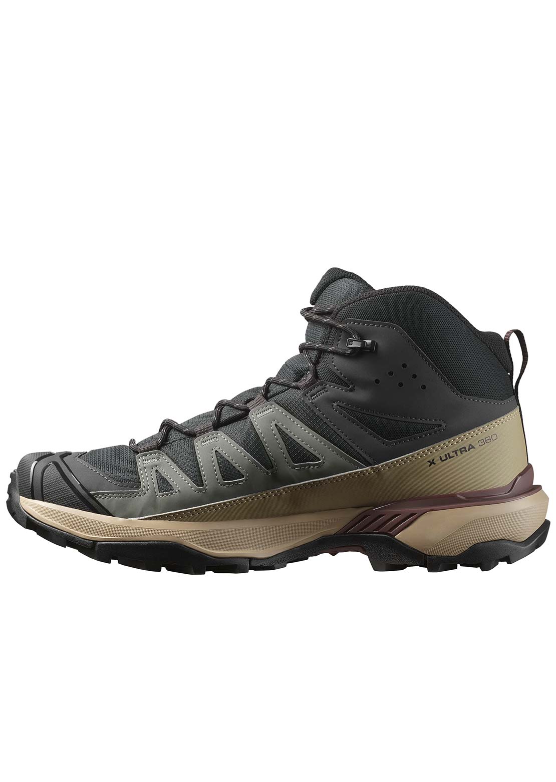 Salomon Men's X Ultra 360 Mid GTX Hiking Shoes Phantom Desert/Tan Rum/Raisin