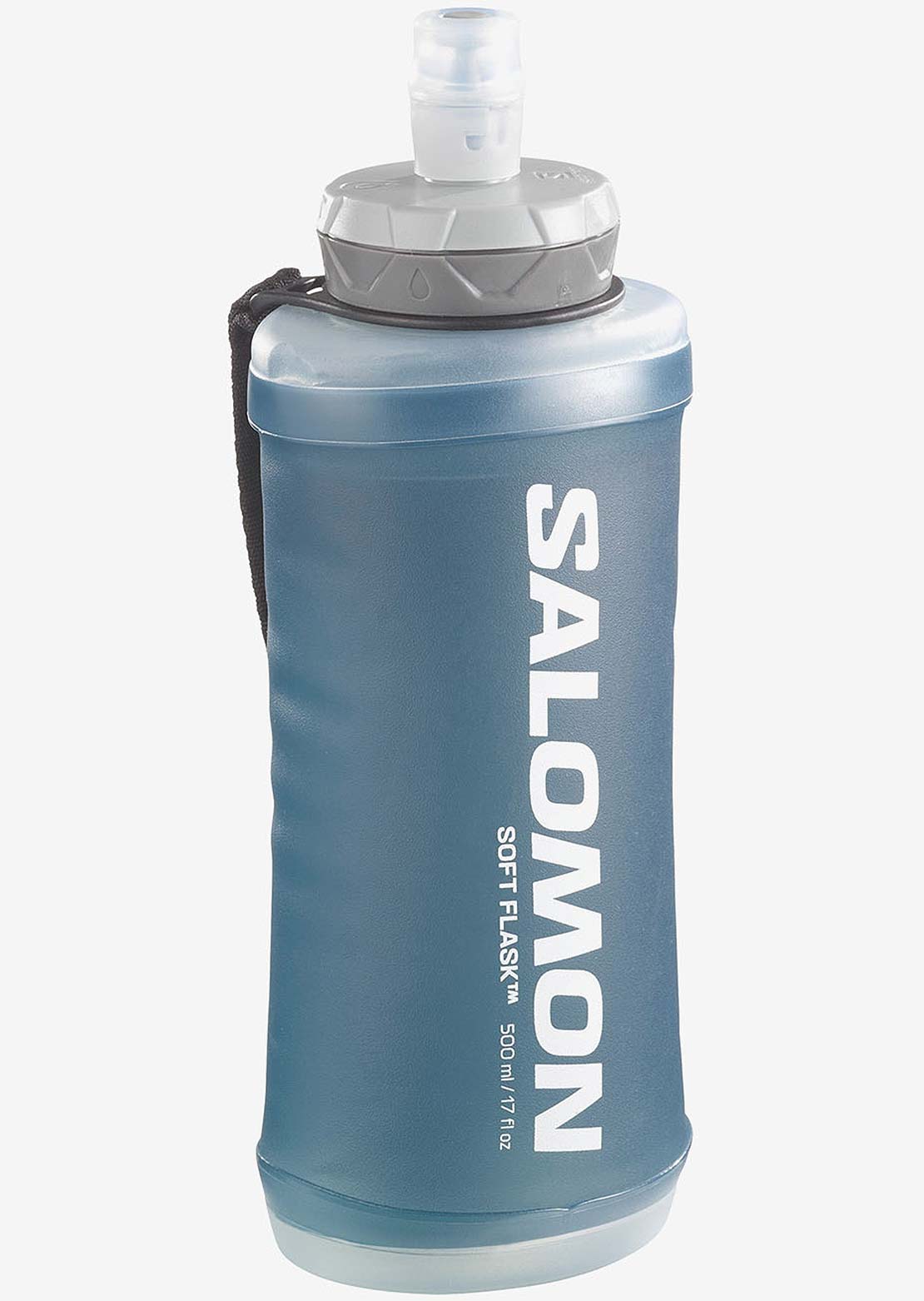Salomon Unisex Active Handheld Bottle Black/Slate Grey
