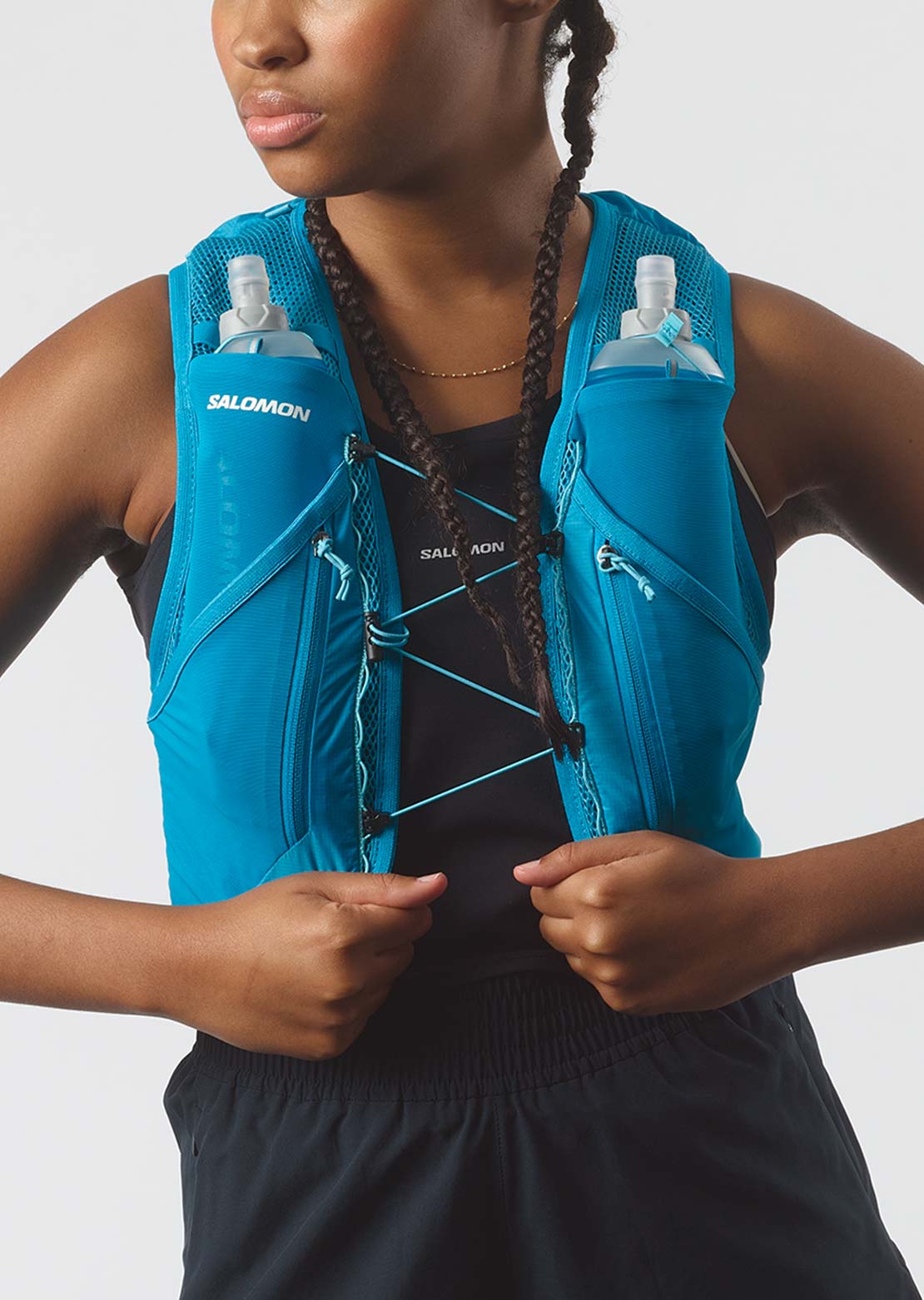 Salomon Unisex Active Skin 12 Set Blue Danube/Blue Curacao