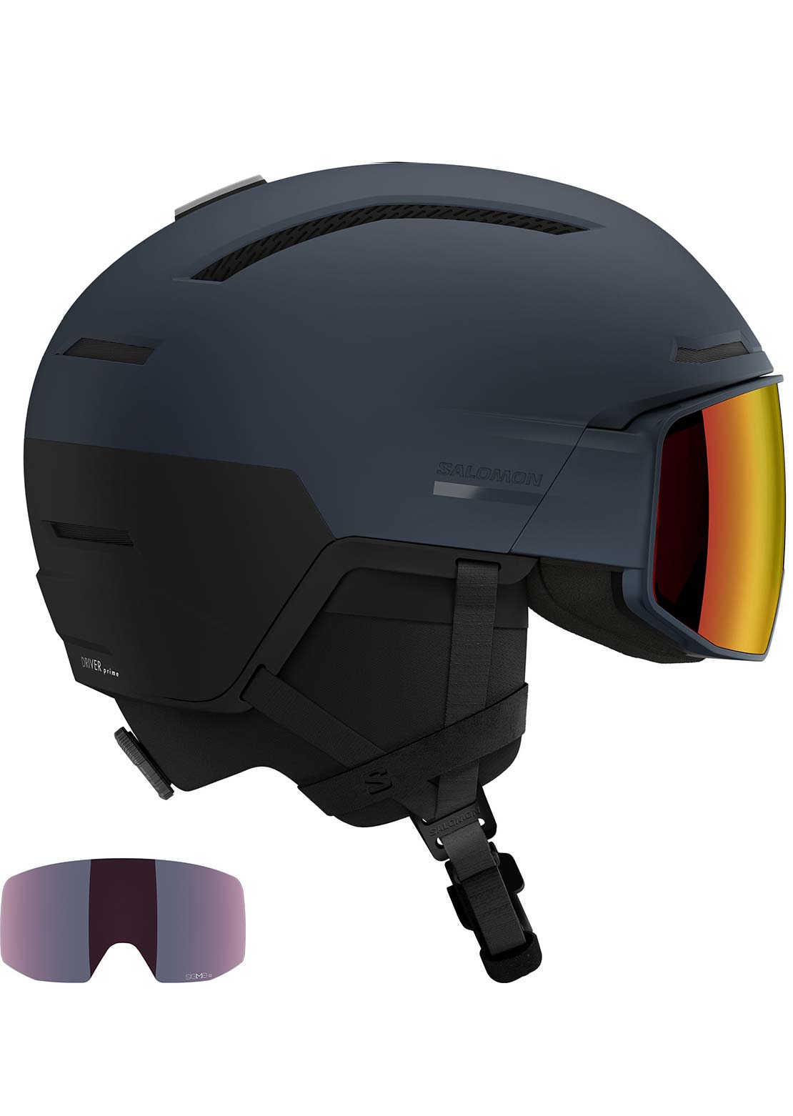 Salomon Unisex Driver Prime Sigma Plus MIPS Snow Helmet Dress Blue