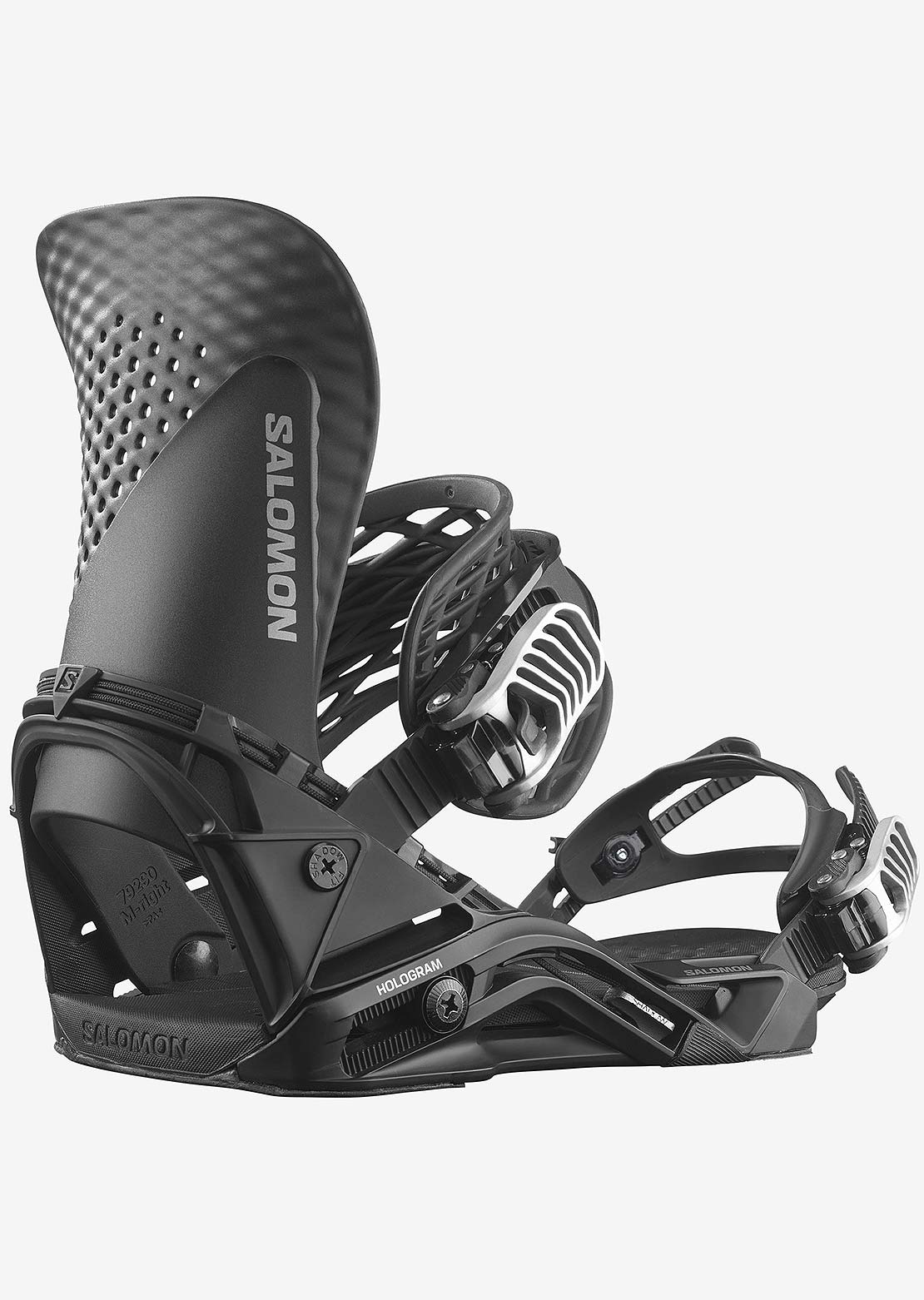 Salomon Unisex Hologram Snowboard Bindings Black