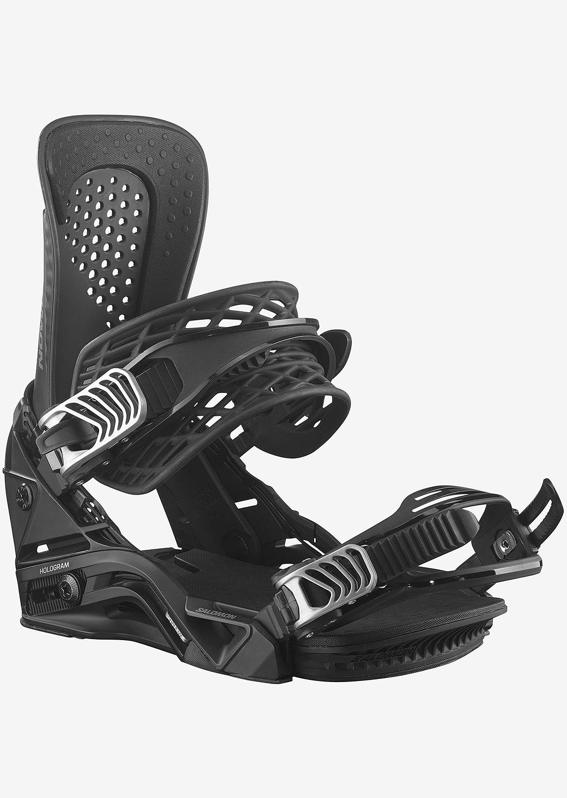 Salomon Unisex Hologram Snowboard Bindings Black