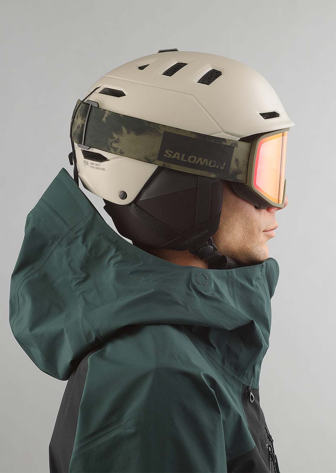 Salomon Unisex Husk Pro MIPS Snow Helmet Rainy Day