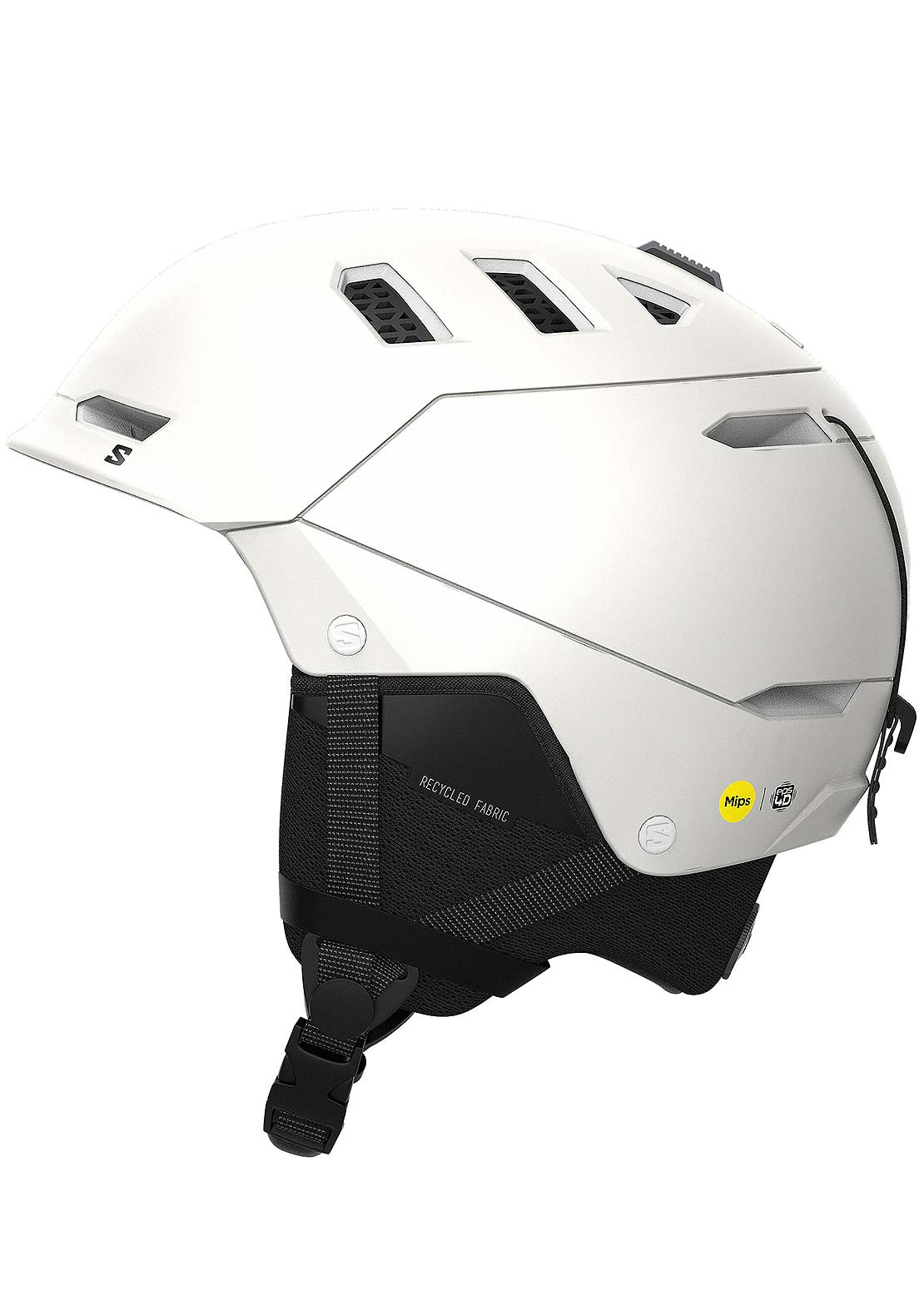 Salomon Unisex Husk Pro MIPS Snow Helmet White