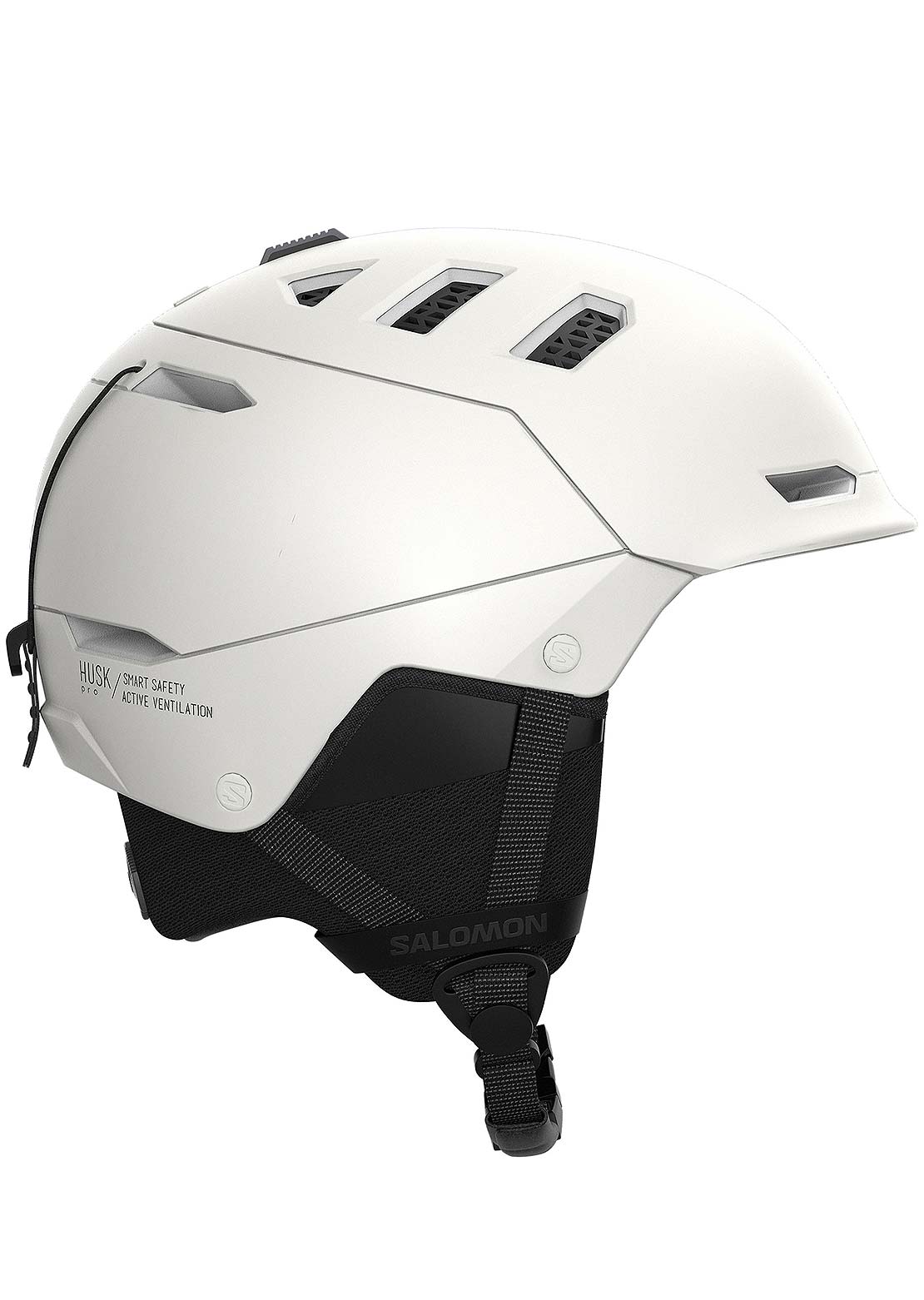 Salomon Unisex Husk Pro MIPS Snow Helmet White