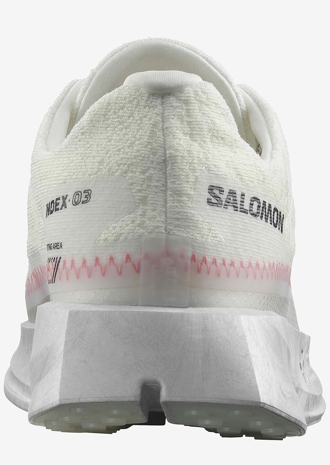 Salomon Unisex Index 03 Shoes White/Black/Cherry Tomato