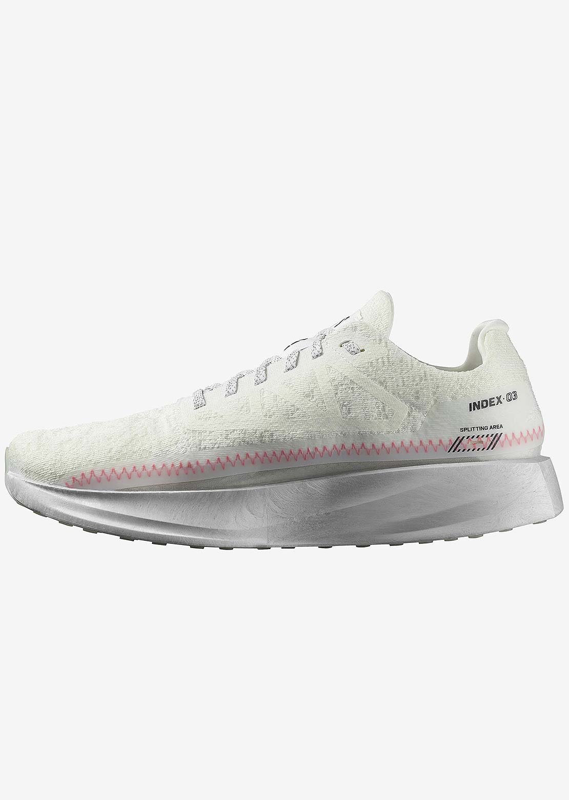 Salomon Unisex Index 03 Shoes White/Black/Cherry Tomato