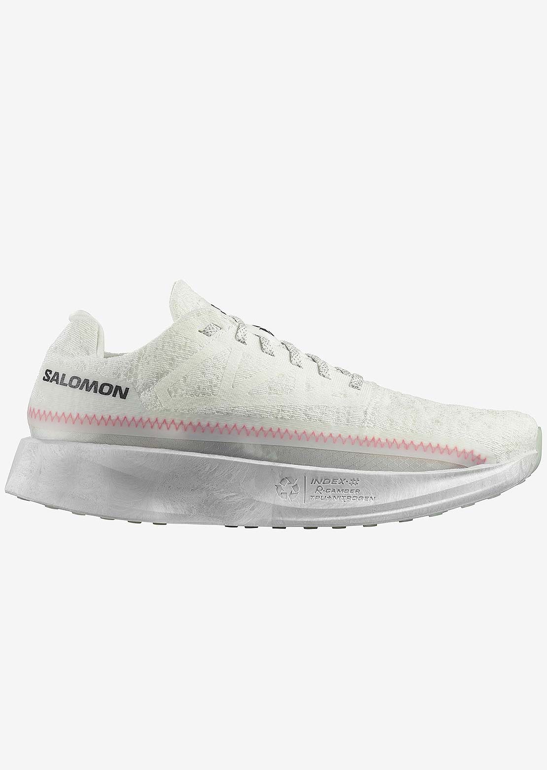 Salomon Unisex Index 03 Shoes White/Black/Cherry Tomato