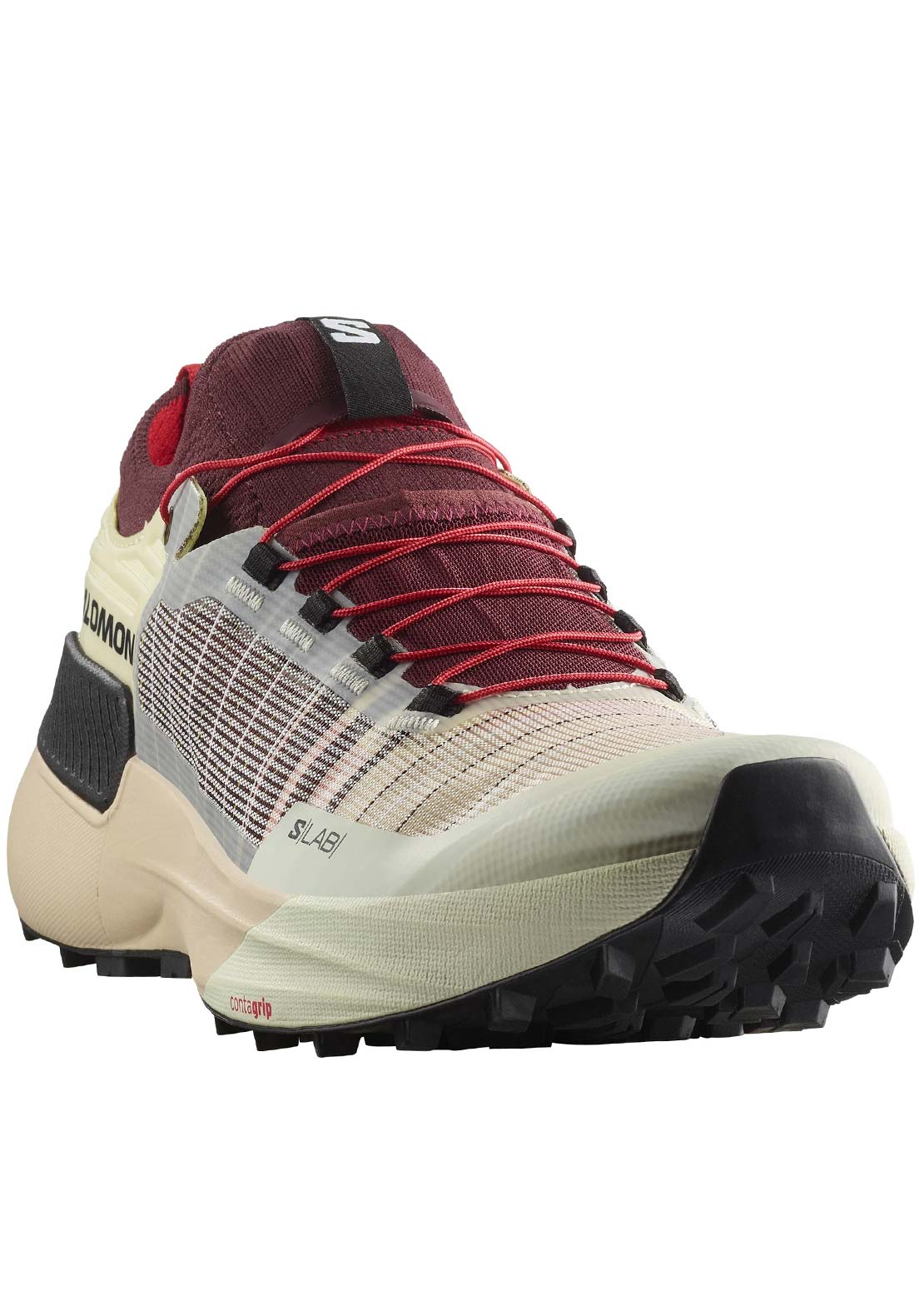Salomon Unisex S/LAB Genesis Trail Running Shoes Vanilla Ice/Decadent Chocolate/Black