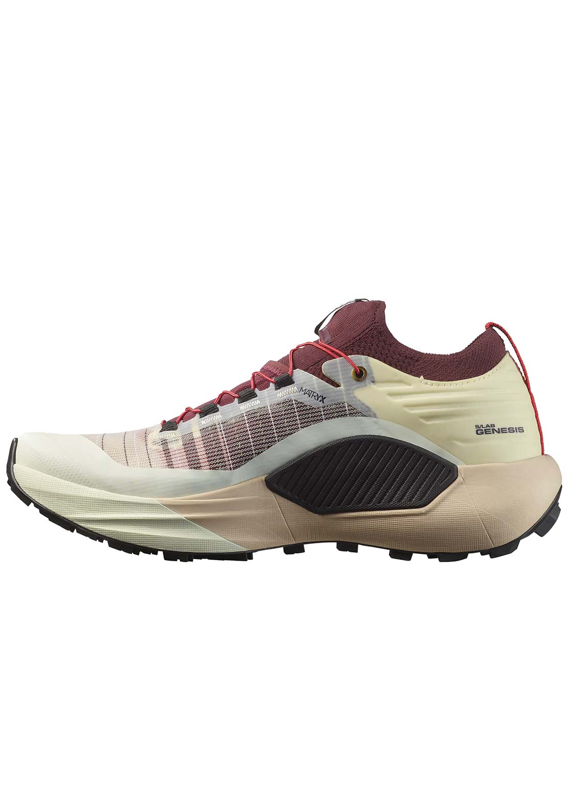 Salomon Unisex S/LAB Genesis Trail Running Shoes Vanilla Ice/Decadent Chocolate/Black