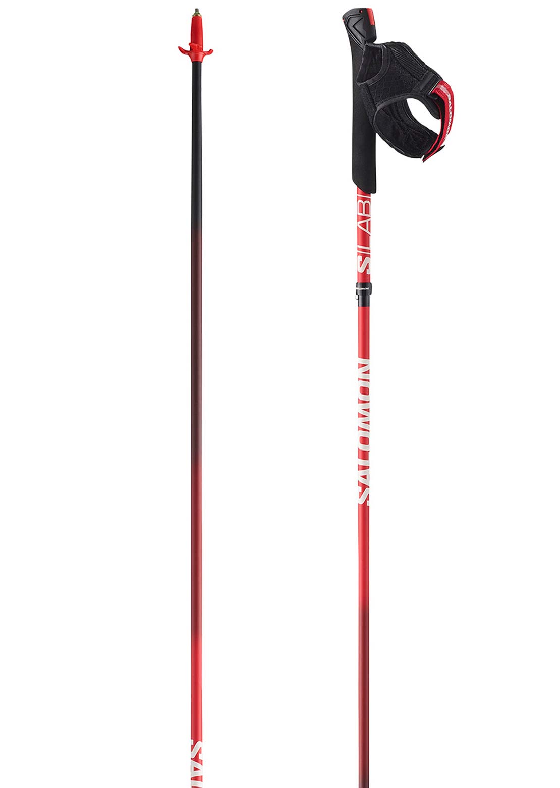 Salomon Unisex S/LAB Ultra Carbon Running Poles Fiery Red/Black