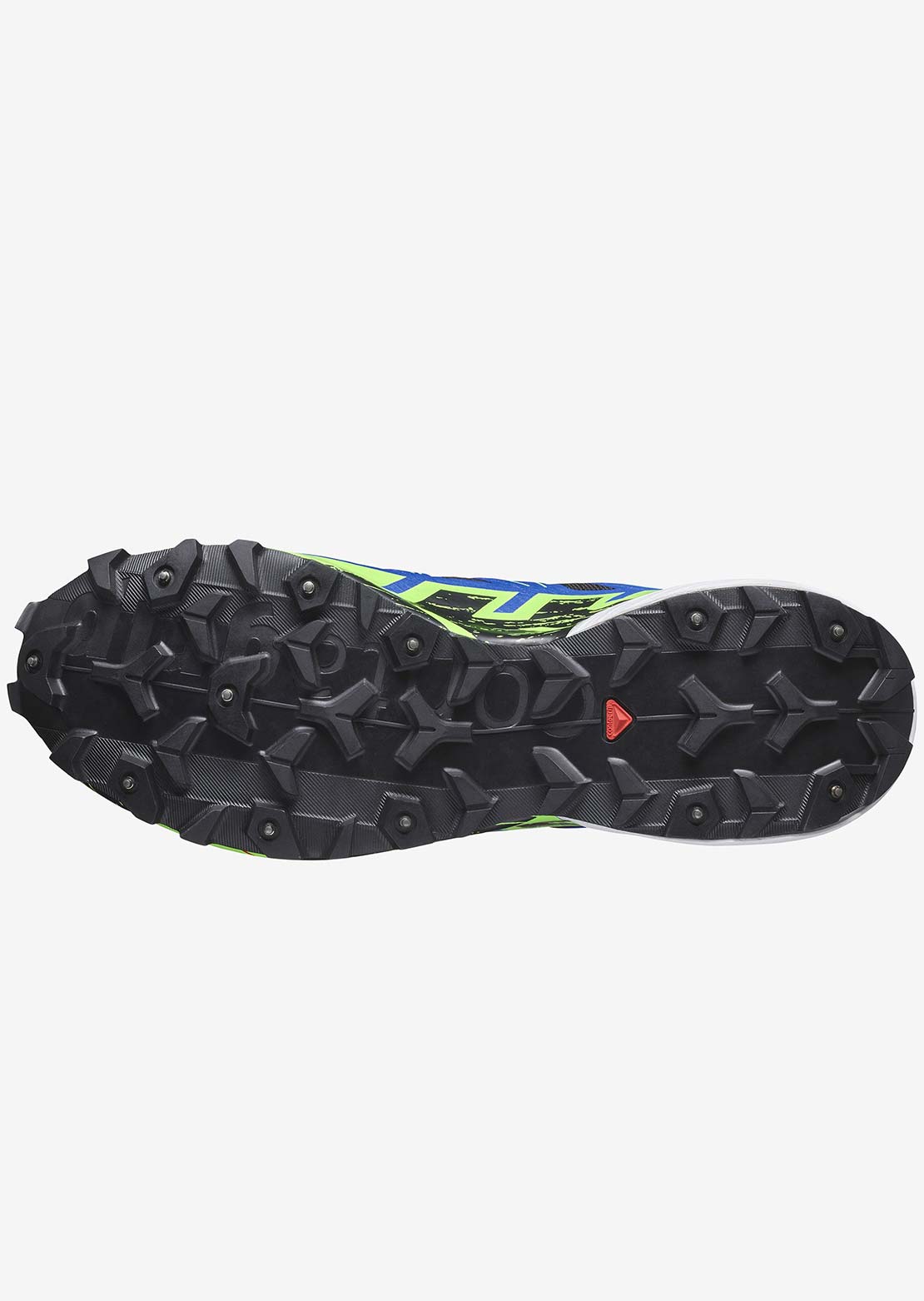Salomon Unisex Spikecross 6 GTX Shoes Black/Surf The Web/Green Gecko