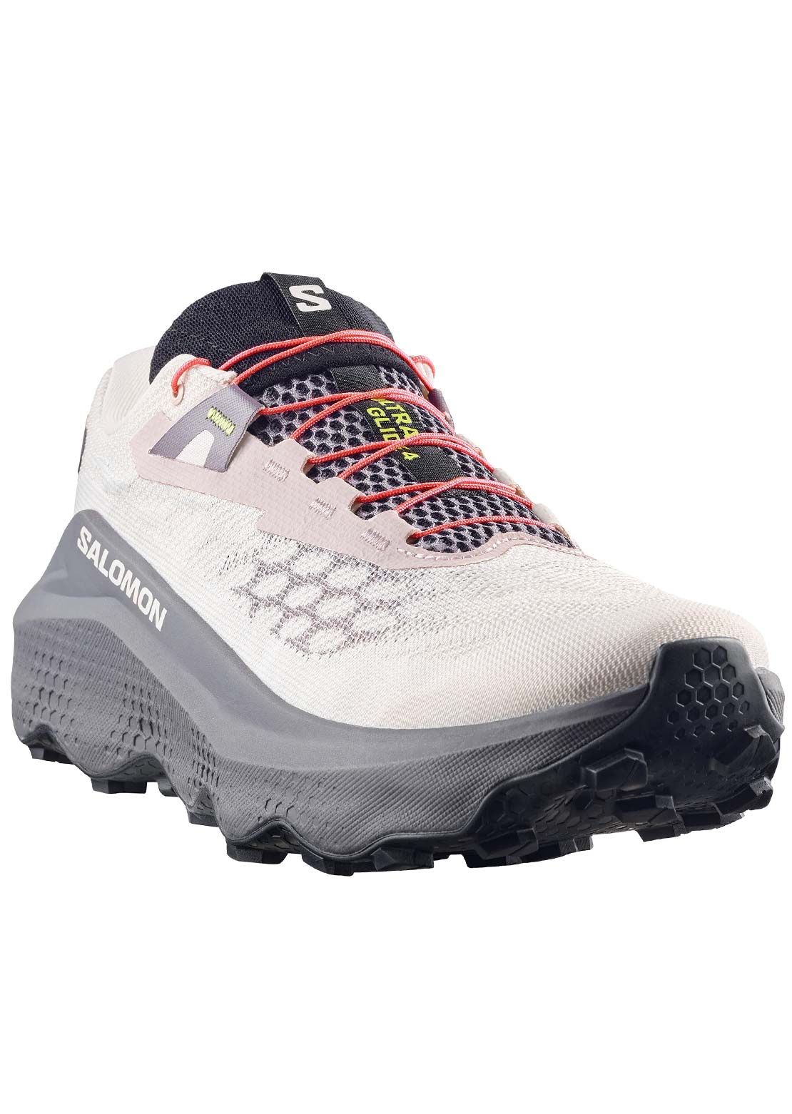 Salomon Unisex Ultra Glide 4 Wide Trail Running Shoes Lilac Ash/Excalibur/Pink Yarrow