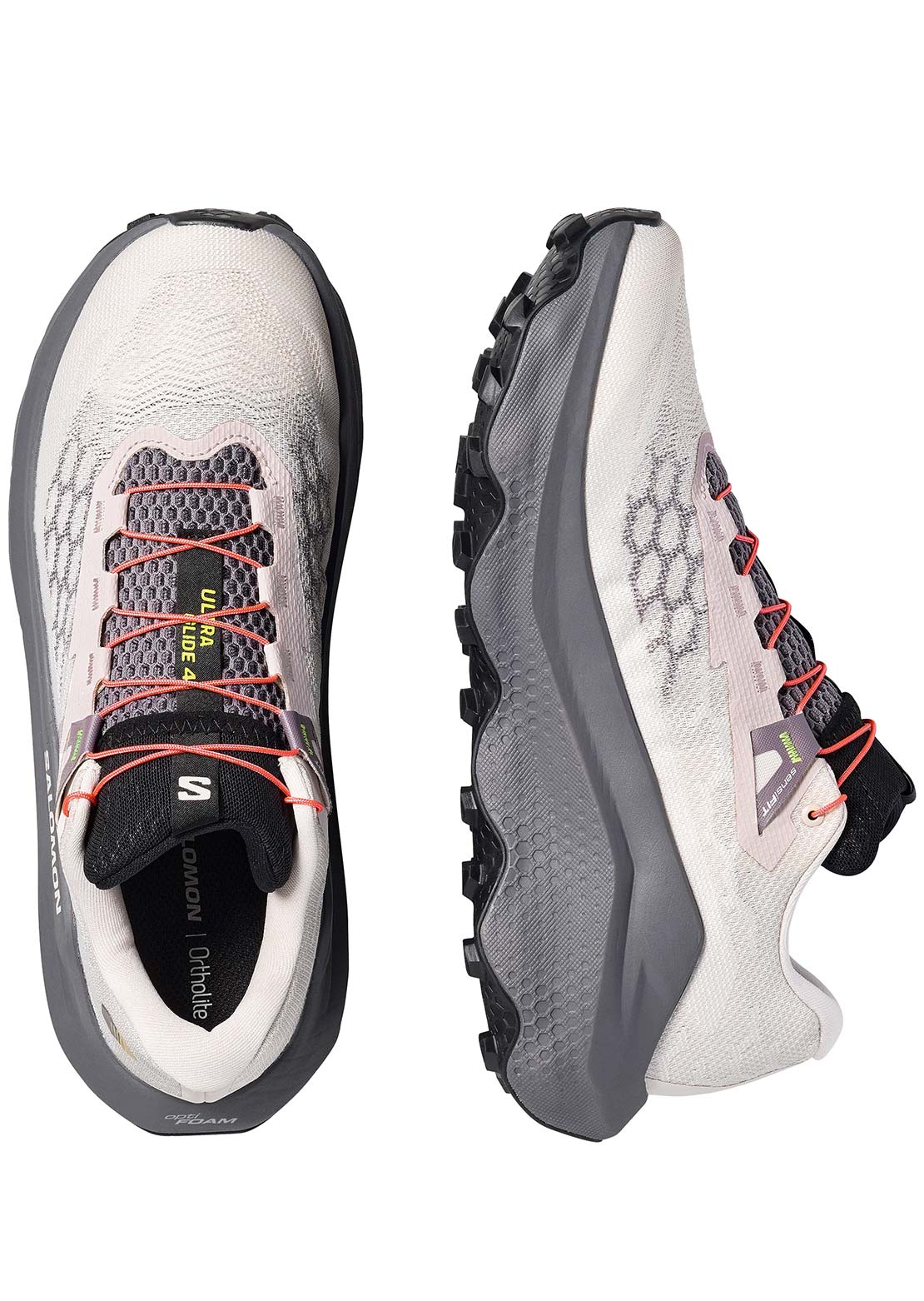 Salomon Unisex Ultra Glide 4 Wide Trail Running Shoes Lilac Ash/Excalibur/Pink Yarrow