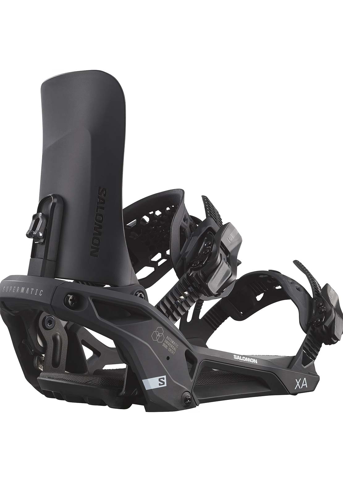 Salomon Unisex XA Supermatic Snowboard Bindings Black