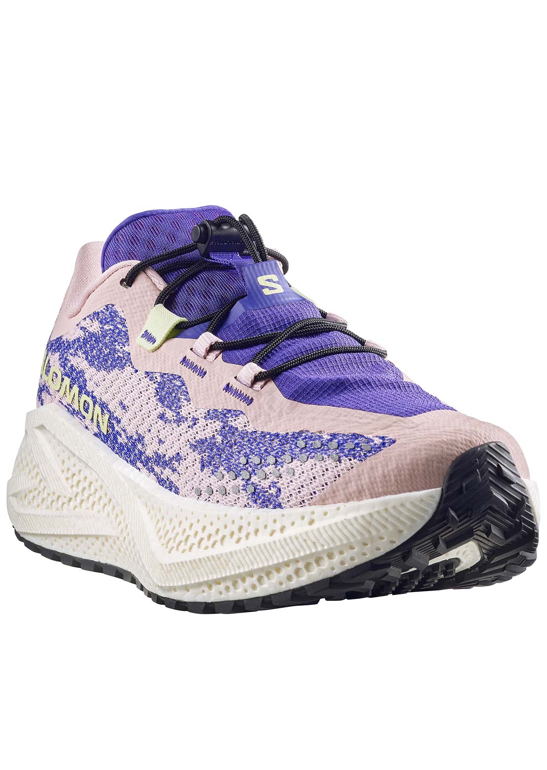 Salomon Women's Aero Glide 4 Gravel Running Shoes Shadow Gray/Deep Blue/Butterfly