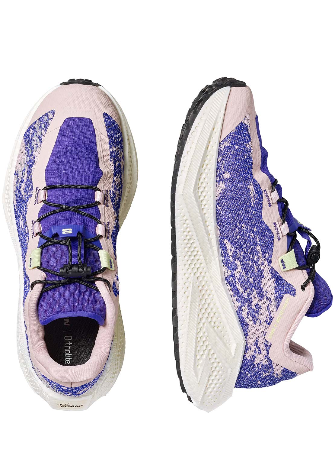 Salomon Women's Aero Glide 4 Gravel Running Shoes Shadow Gray/Deep Blue/Butterfly