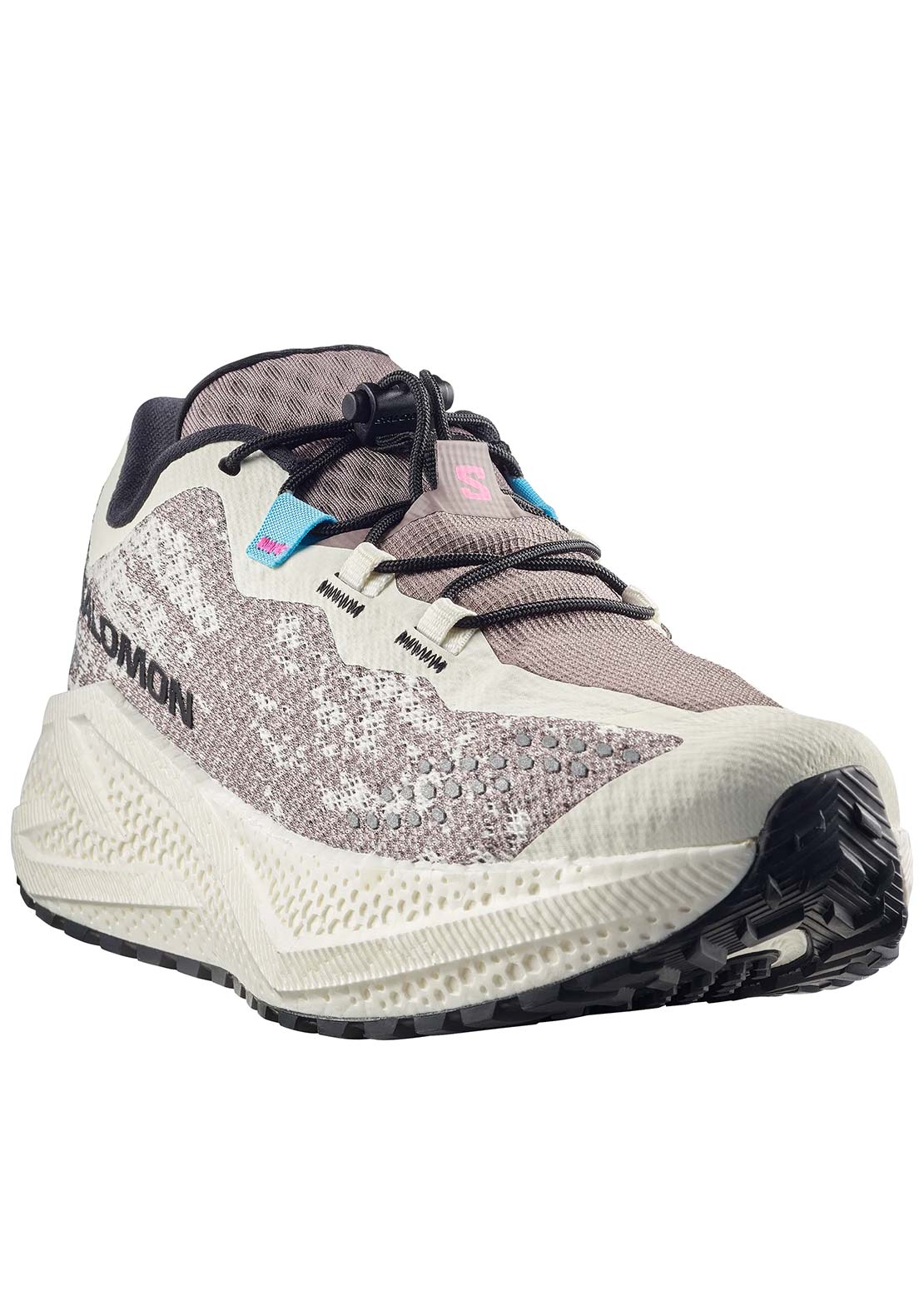 Salomon Women's Aero Glide 4 Gravel Running Shoes Vanilla Ice/Black/Iron