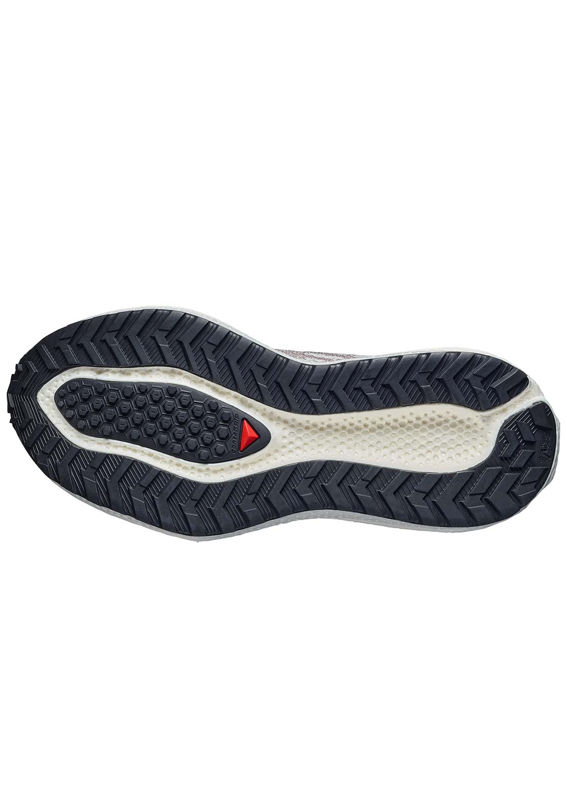 Salomon Women's Aero Glide 4 Gravel Running Shoes Vanilla Ice/Black/Iron