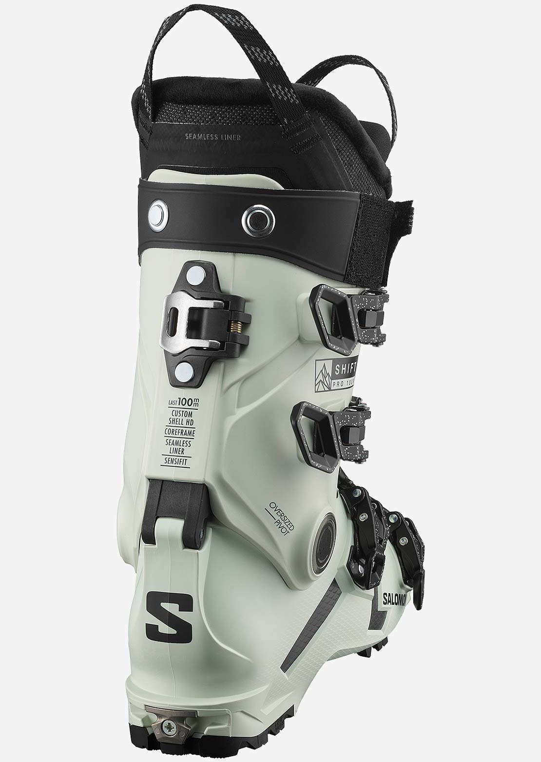 Salomon Women's Alpine Shift Pro 100 AT GW Snow Boots White Moss/Black/White