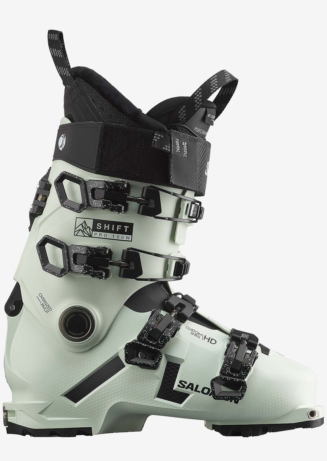 Salomon Women's Alpine Shift Pro 100 AT GW Snow Boots White Moss/Black/White