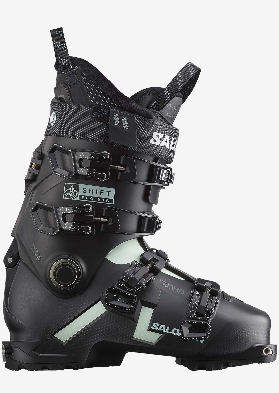 Salomon Women's Alpine Shift Pro 90 AT GW Snow Boots Black/White Moss/Beluga