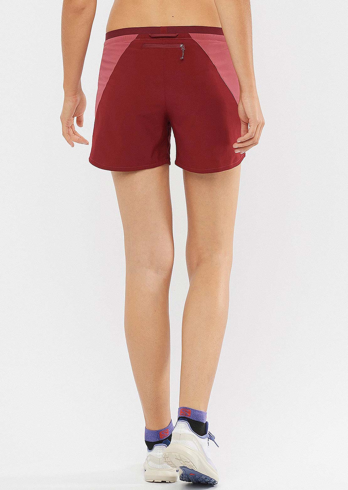 Salomon Women's Cross 5" Shorts Red/Cabernet