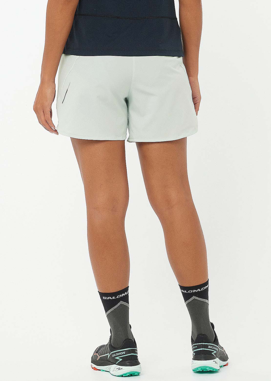 Salomon Women's Cross 5" Shorts Misty Blue