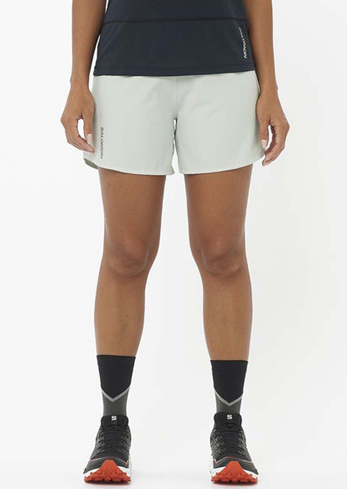 Salomon Women's Cross 5" Shorts Misty Blue