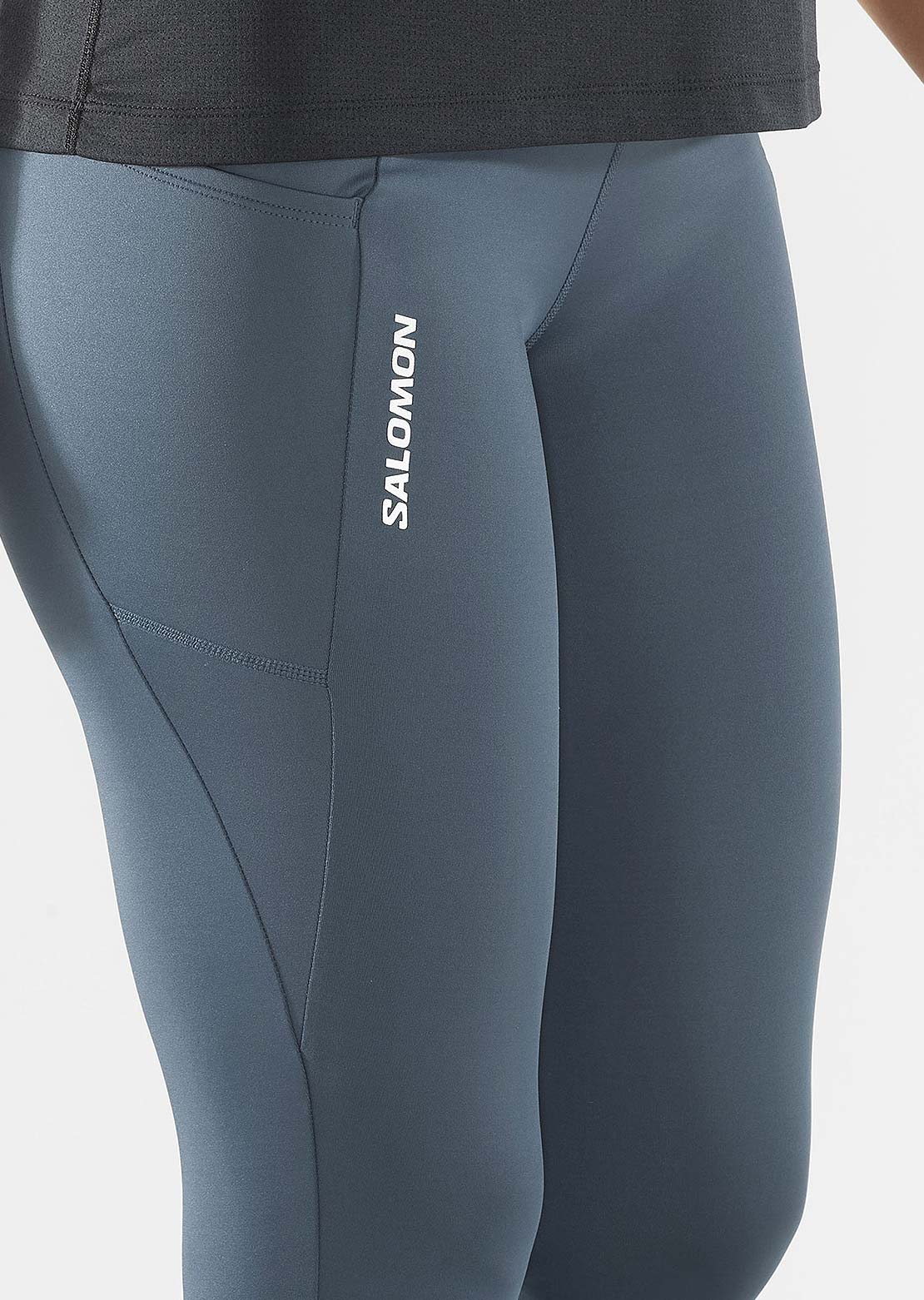 Salomon Women's Cross Run 28" Tights Midnight Navy