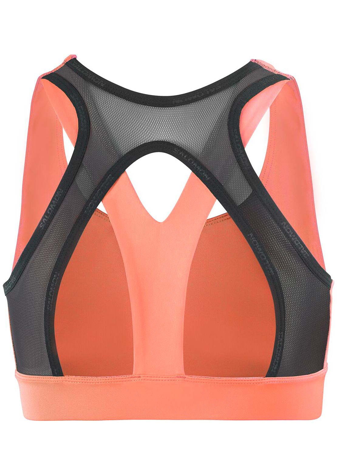 Salomon Women's Cross Run Bra Coral