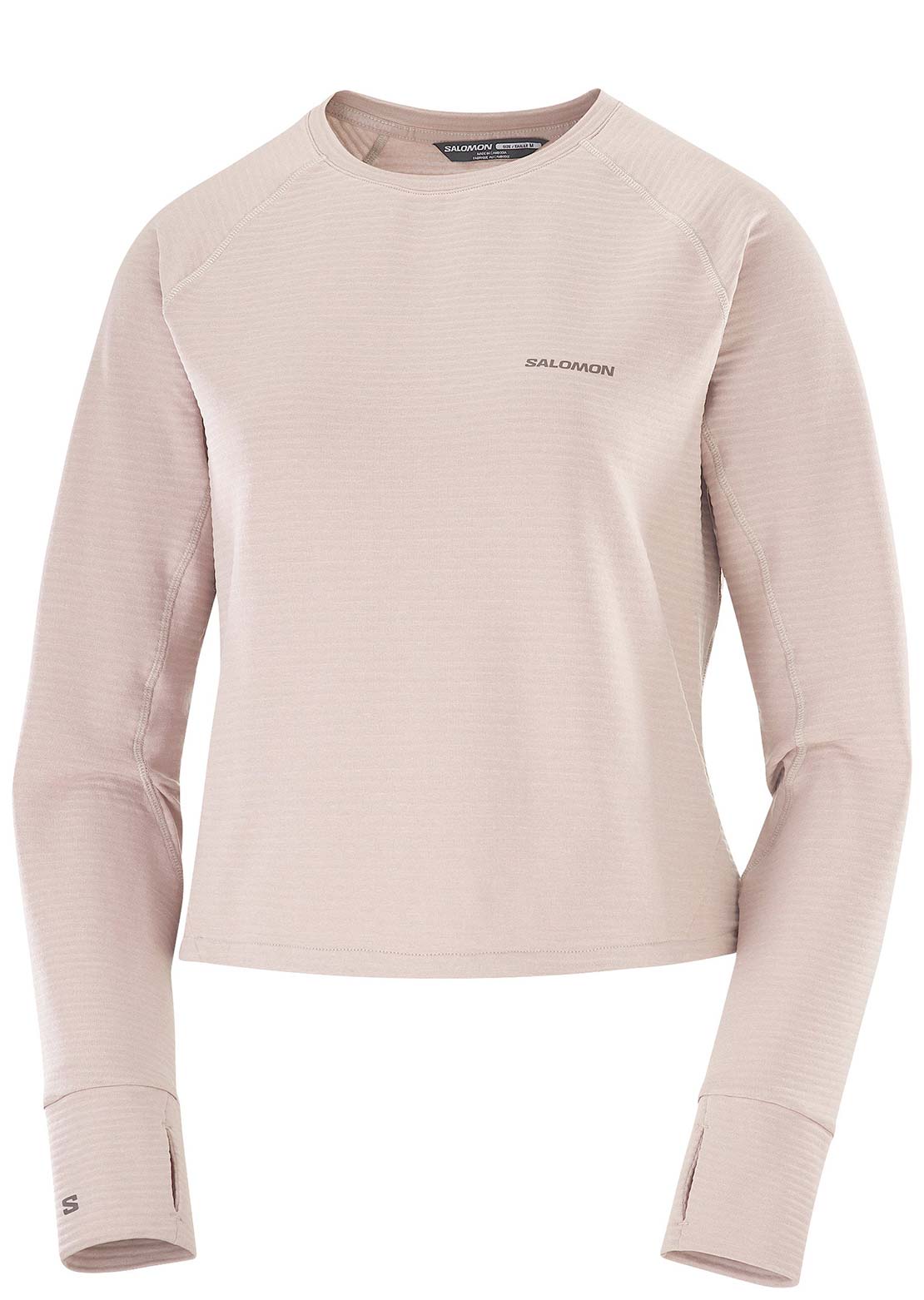 Salomon Women's Essential Lightwarm Crewneck Sweatshirt Etherea
