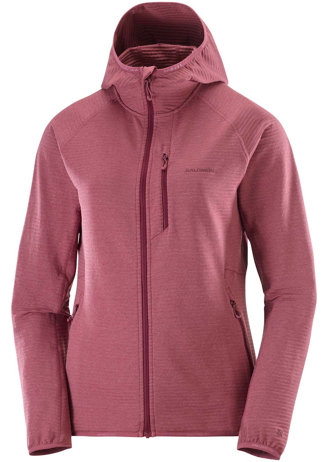 Salomon Women's Essential Lightwarm Hooded Jacket Nocturne