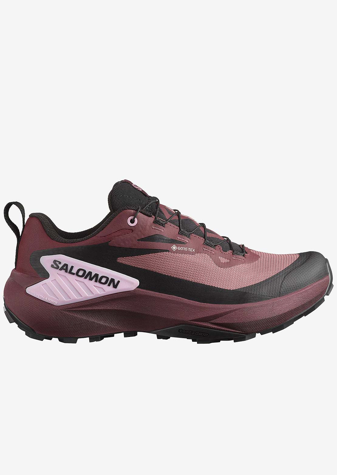 Salomon Women's Genesis GTX Shoes Rose T/Black/Orchib